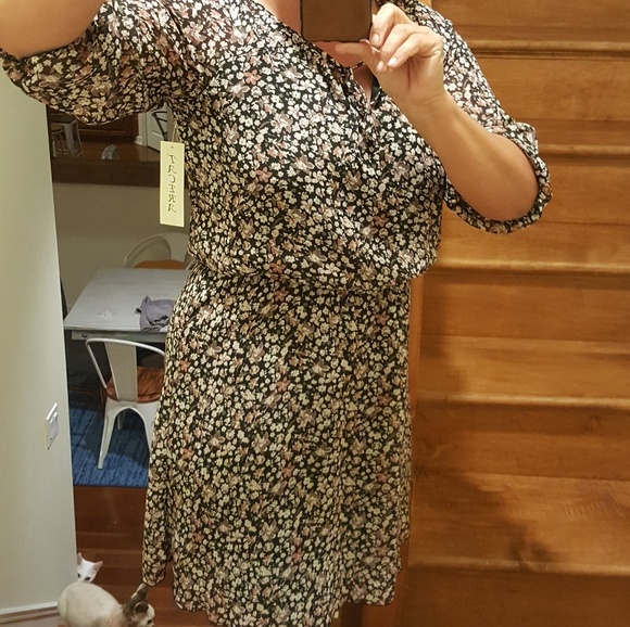 🎉New Floral Dress 3/4 Sleeve - Picture 6 of 7